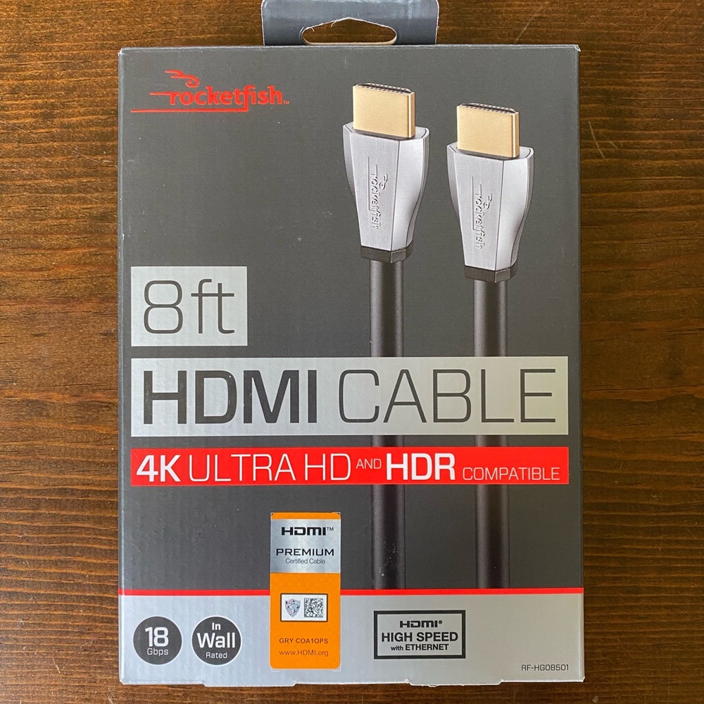 Rocketfish 4K hdmi cable
